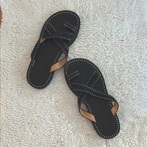 ISABEL MARANT Jinsay studded sandal- navy suede- size 39